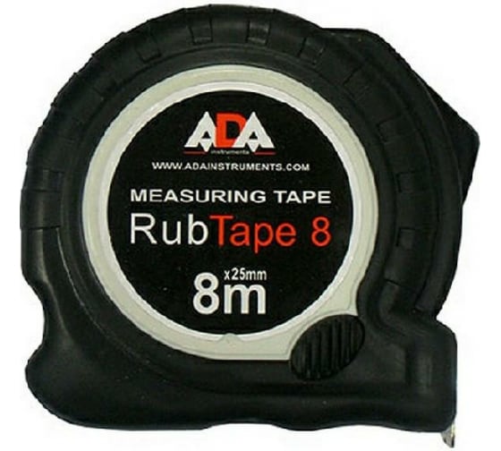Рулетка ударопрочная ADA Rubtape 8 (А00157)