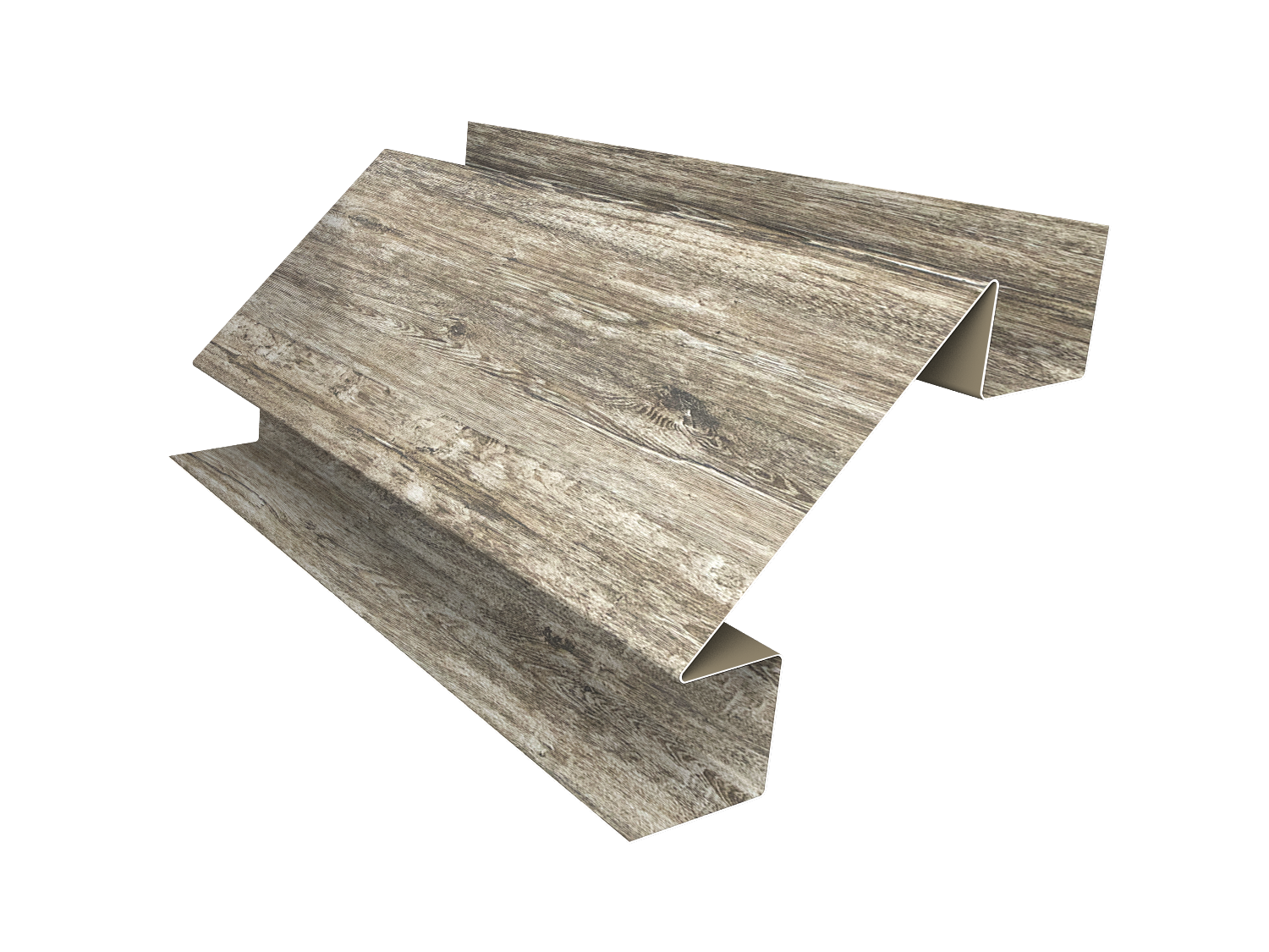 Угол внутренний сложный 75мм 0,45 Print Elite Nordic Wood TwinColor (2м)