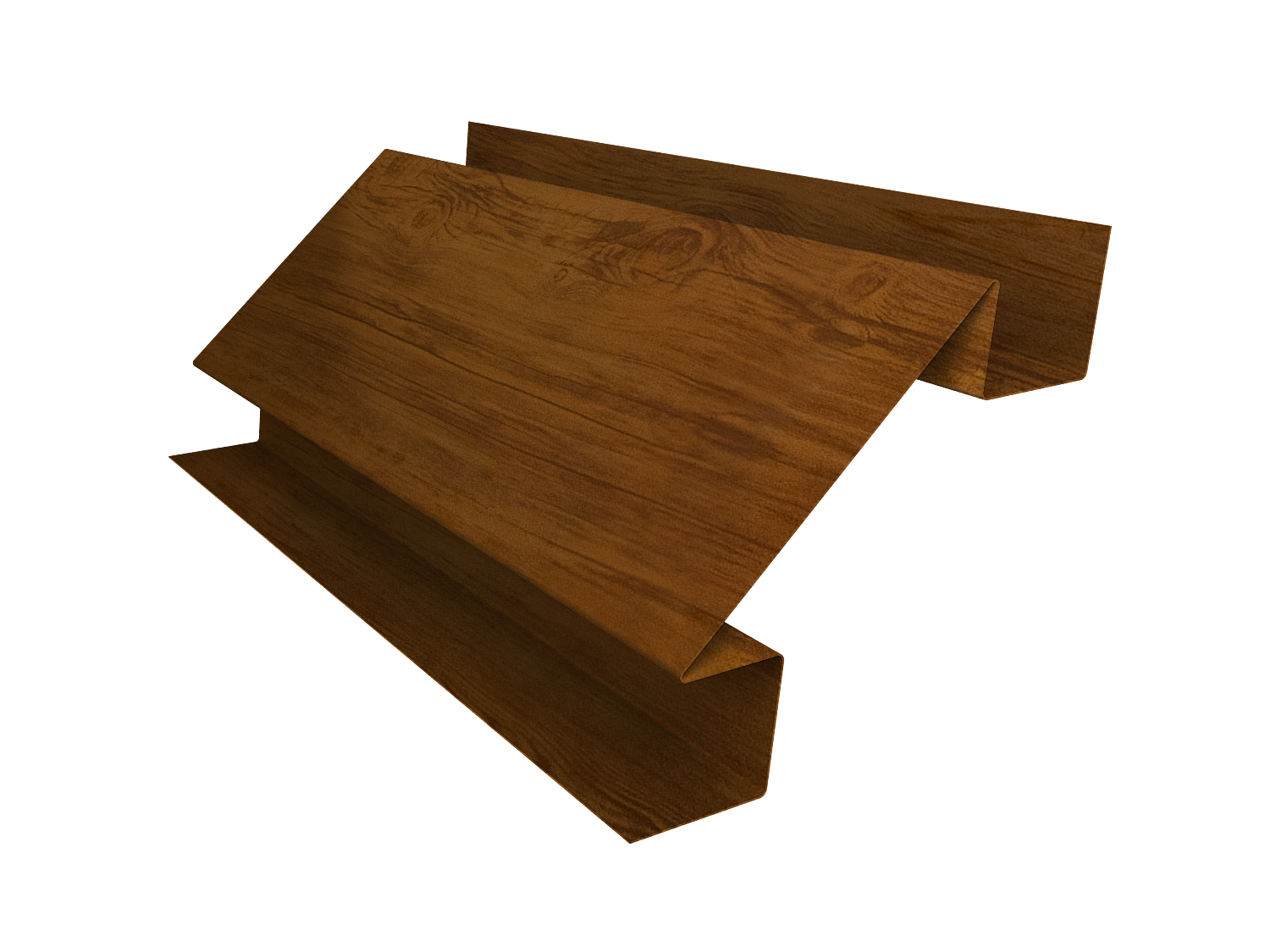 Угол внутренний сложный 75мм 0,45 Print-Double Elite Golden Wood (3м)