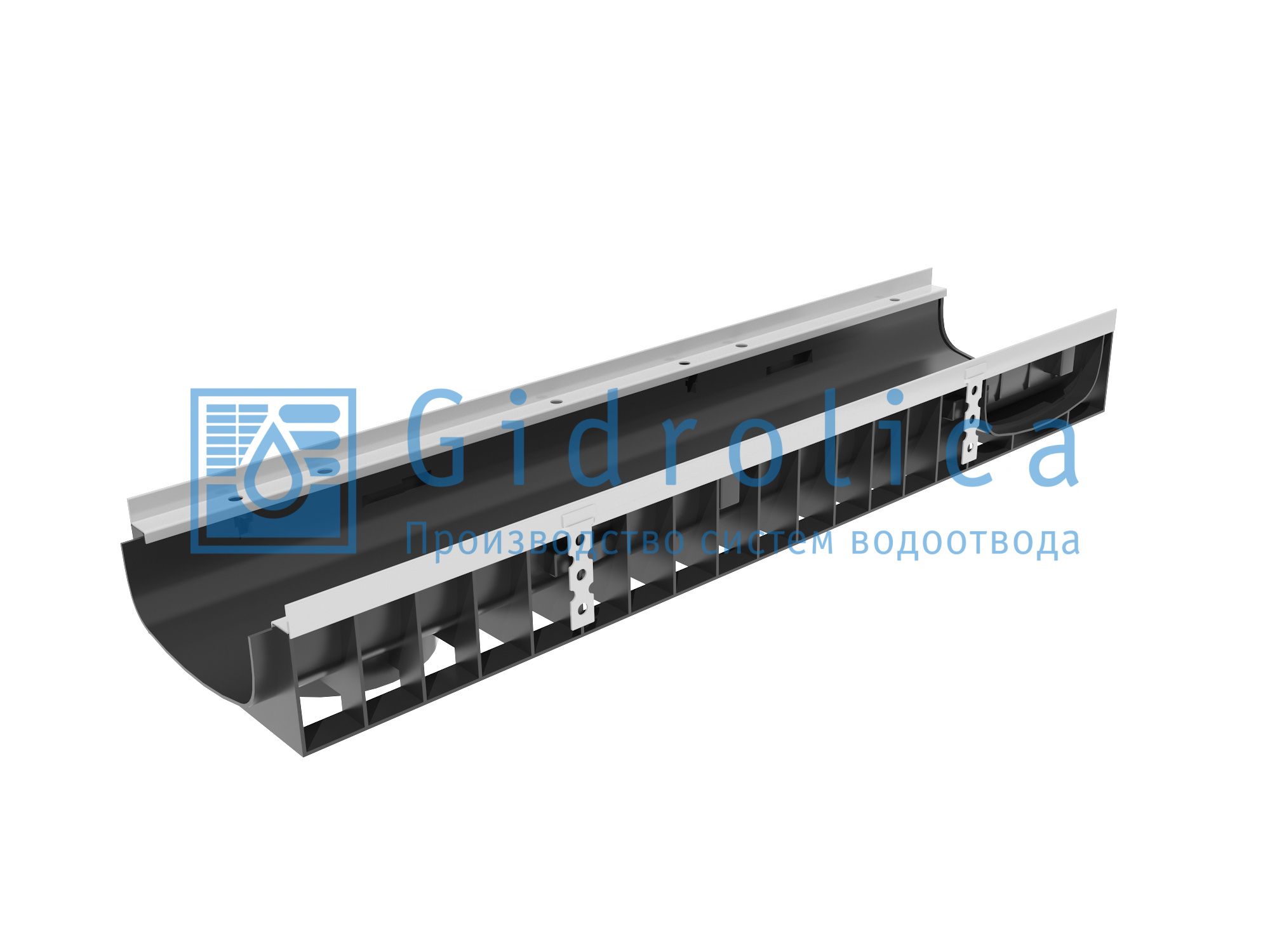 Лоток Gidrolica Super, h118,5, DN200, E600 (0821)
