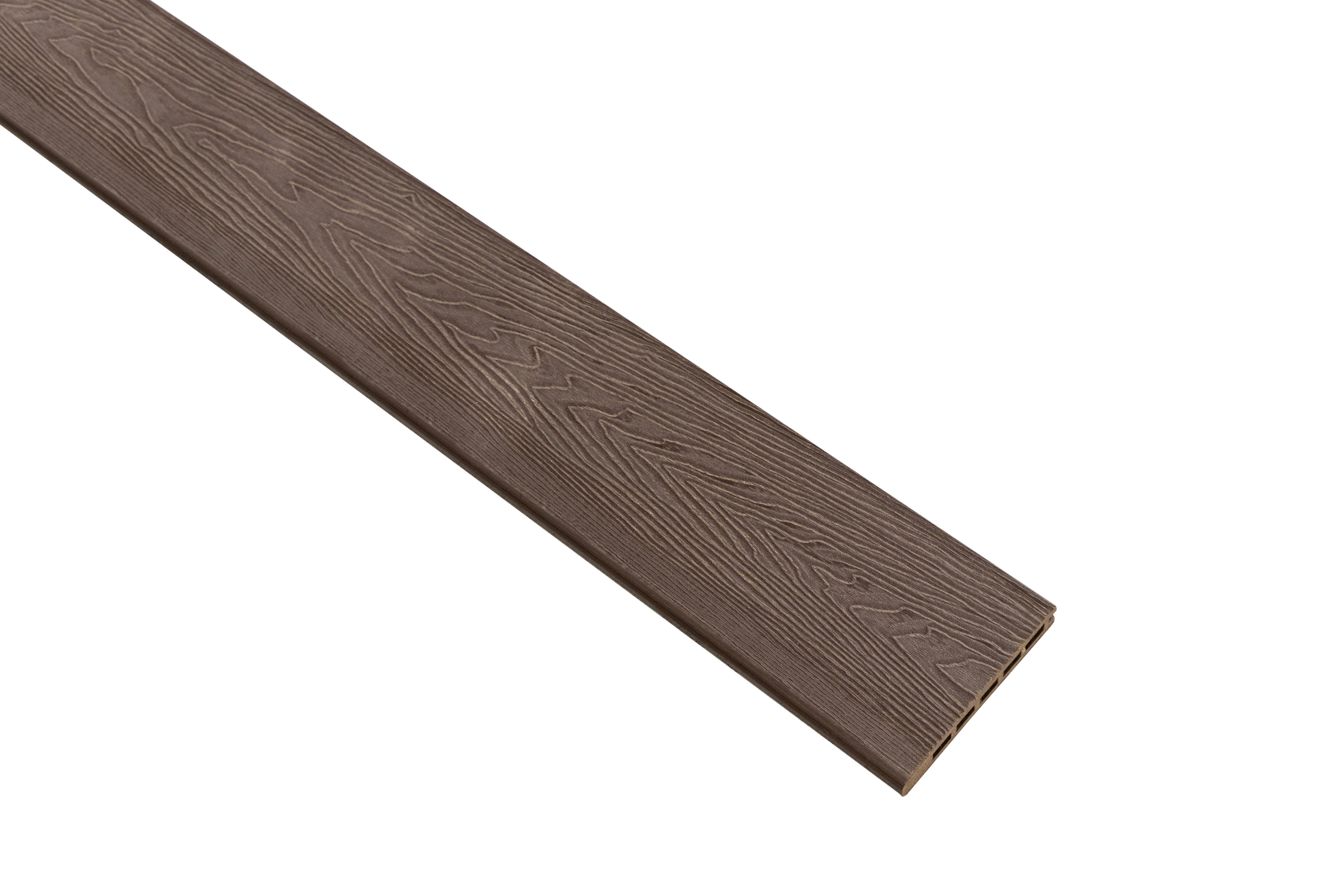Доска-ступень старт ДПК Grand Line 160х22мм 3D Wood Шоколад 3м