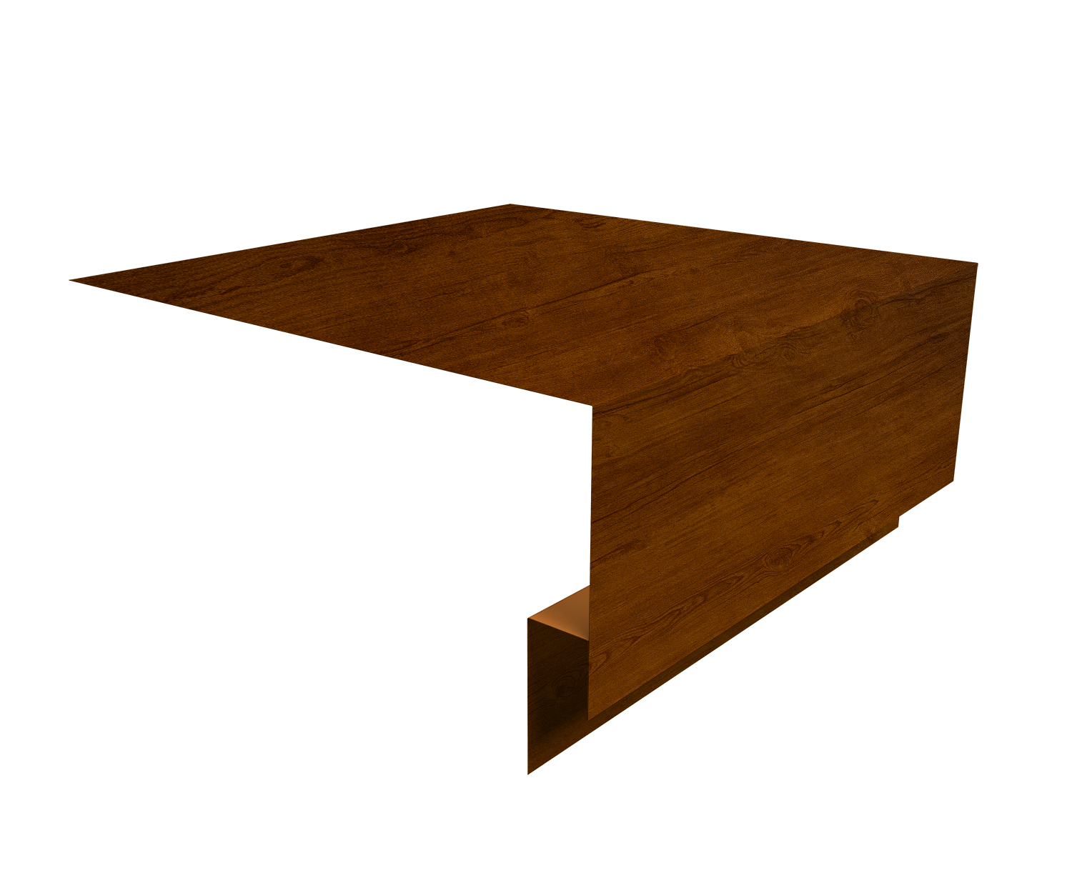 Планка околооконная сложная Блок-Хаус new Grand Line 200х75х27 0,45 Print Premium Golden Wood Intense FTC (3м)
