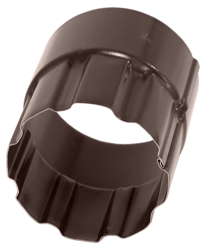 Соединитель трубы GL PU Matt 90 мм RAL 8017 шоколад