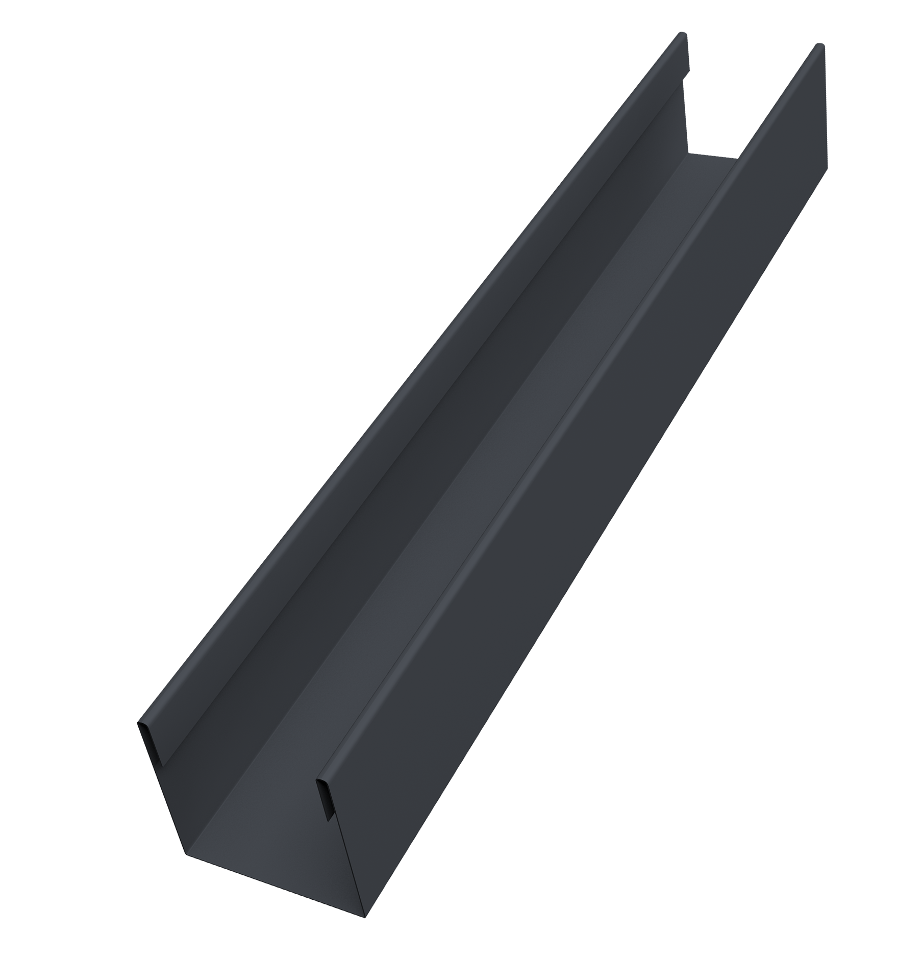 Стойка жалюзи Milan Slim 0,45 Drap-double TX RAL 7024 мокрый асфальт (3м)