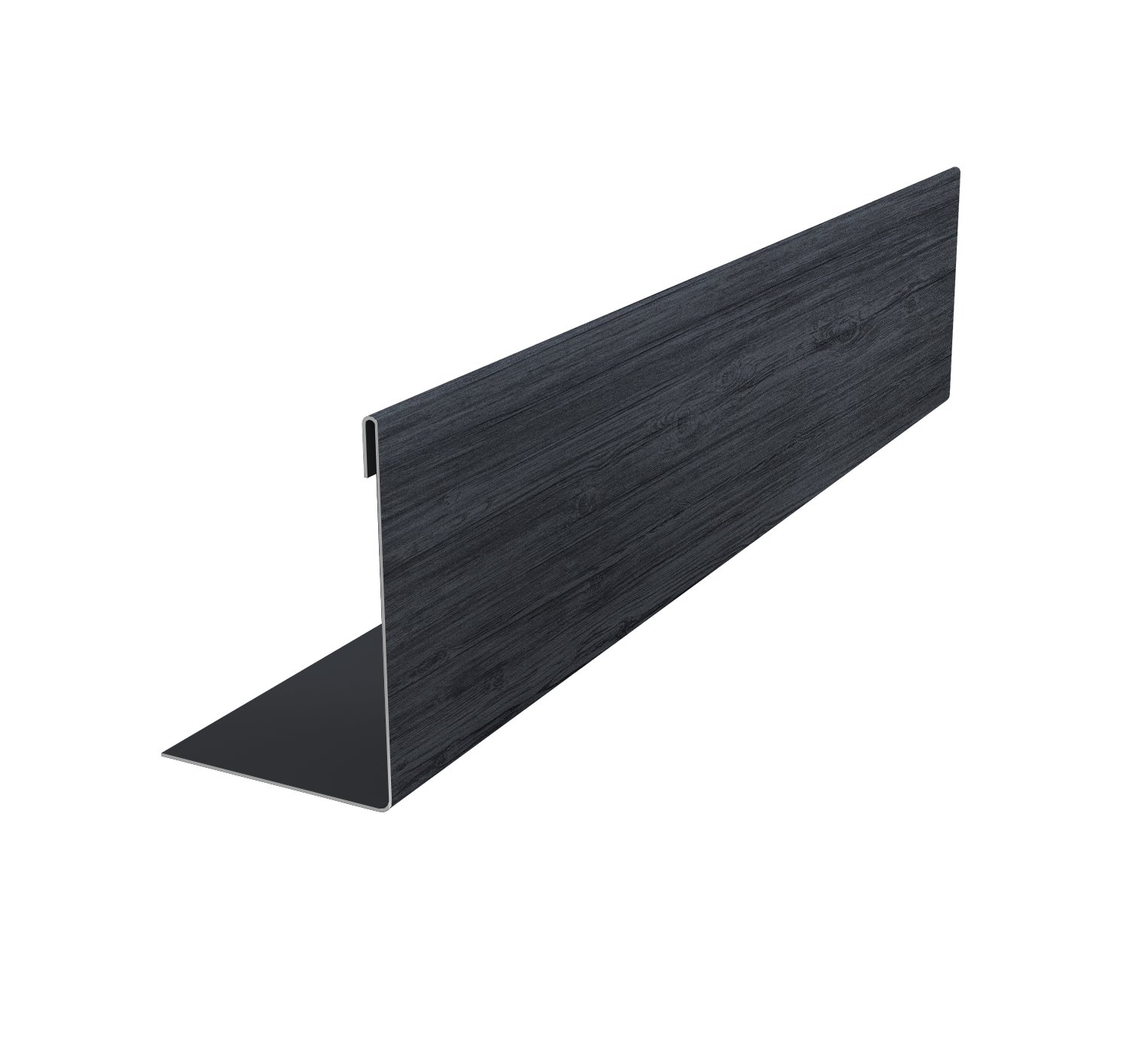Нащельник 150 Texas 25х35 0,45 Print Premium Grey Wood TwinColor (L1,5)