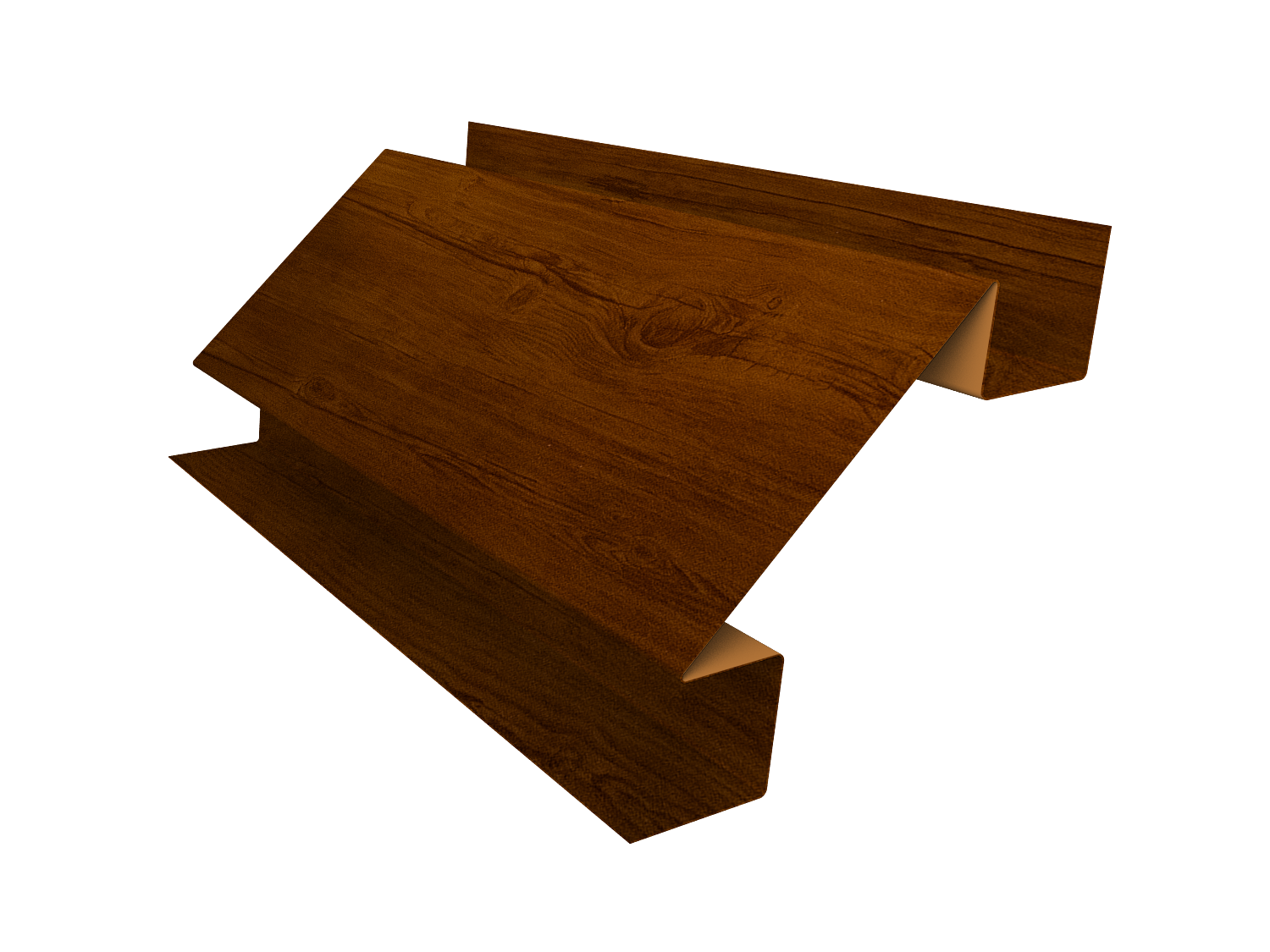 Планка угла внутреннего сложного Экобрус Grand Line 0,45 Print Premium Golden Wood Intense FTC (2м)