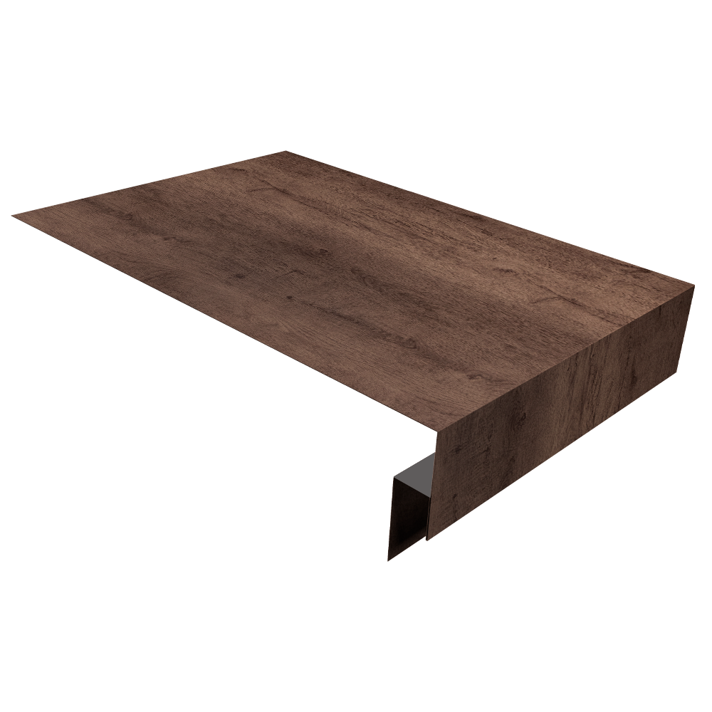 Планка околооконная сложная 250х50х18 (j-фаска) 0,45 Print Premium Almond Wood Fresh (3м)