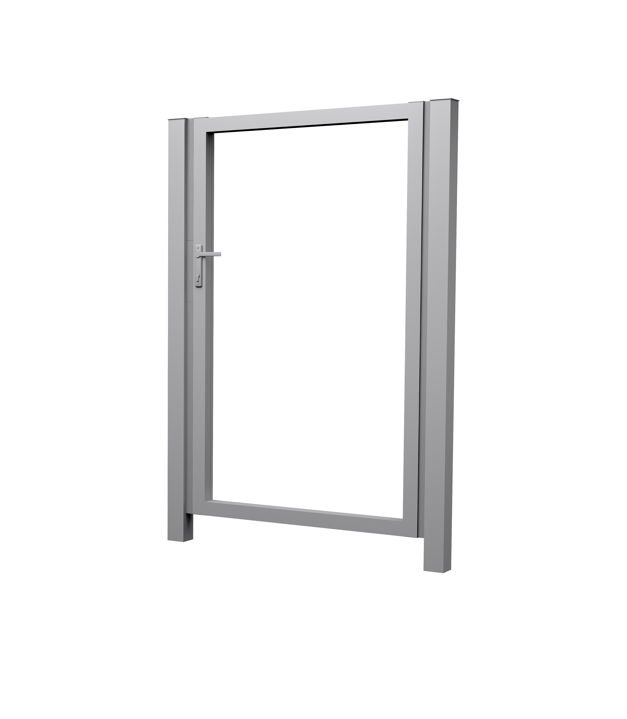 Калитка Жалюзи 2,0х1 RAL 7040 без заполнения