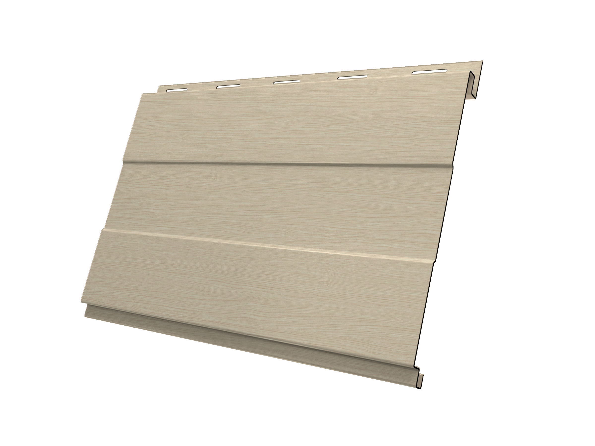 Софит Вертикаль 0,2 prof Grand line 0,45 Print Elite с пленкой Milky Wood TwinColor