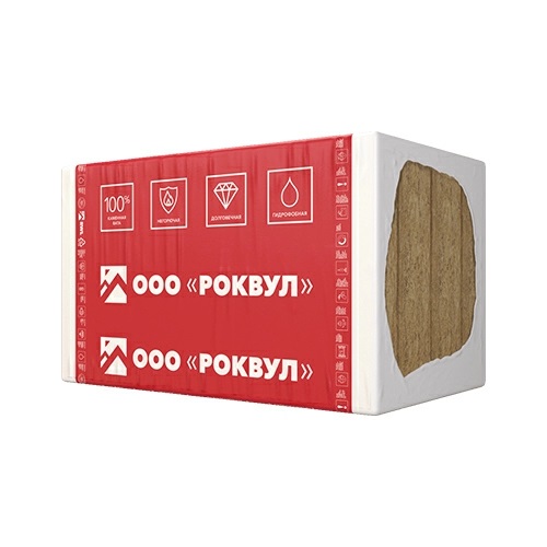 Утеплитель RockWool Руф Баттс Стяжка 1000х600х100 (1,20м2; 0,12м3)