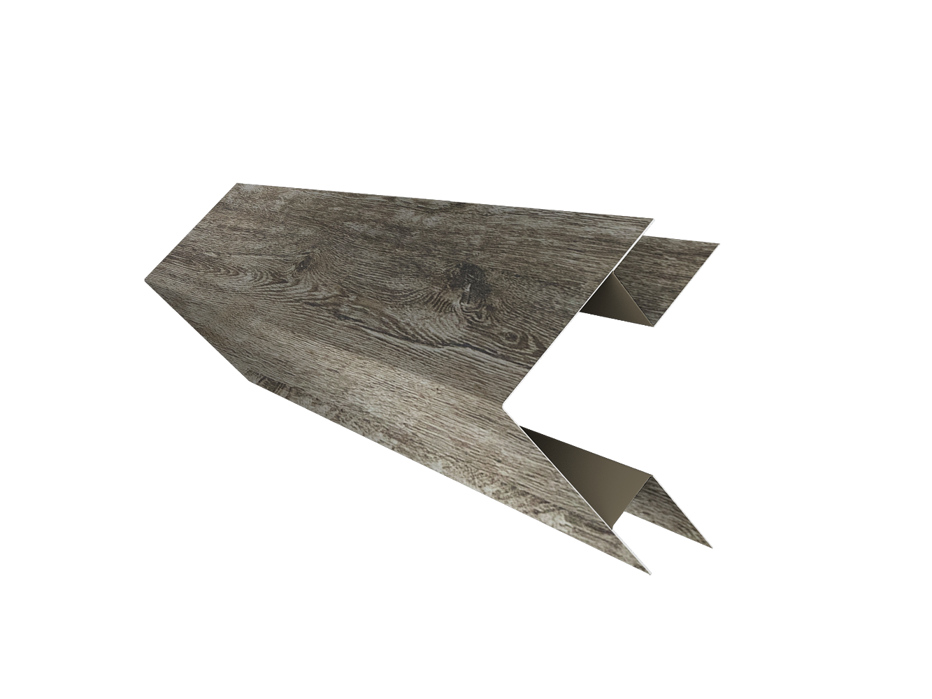 Планка угла внешнего сложного Блок-Хаус new Grand Line 0,45 Print Elite Nordic Wood TwinColor (3м)