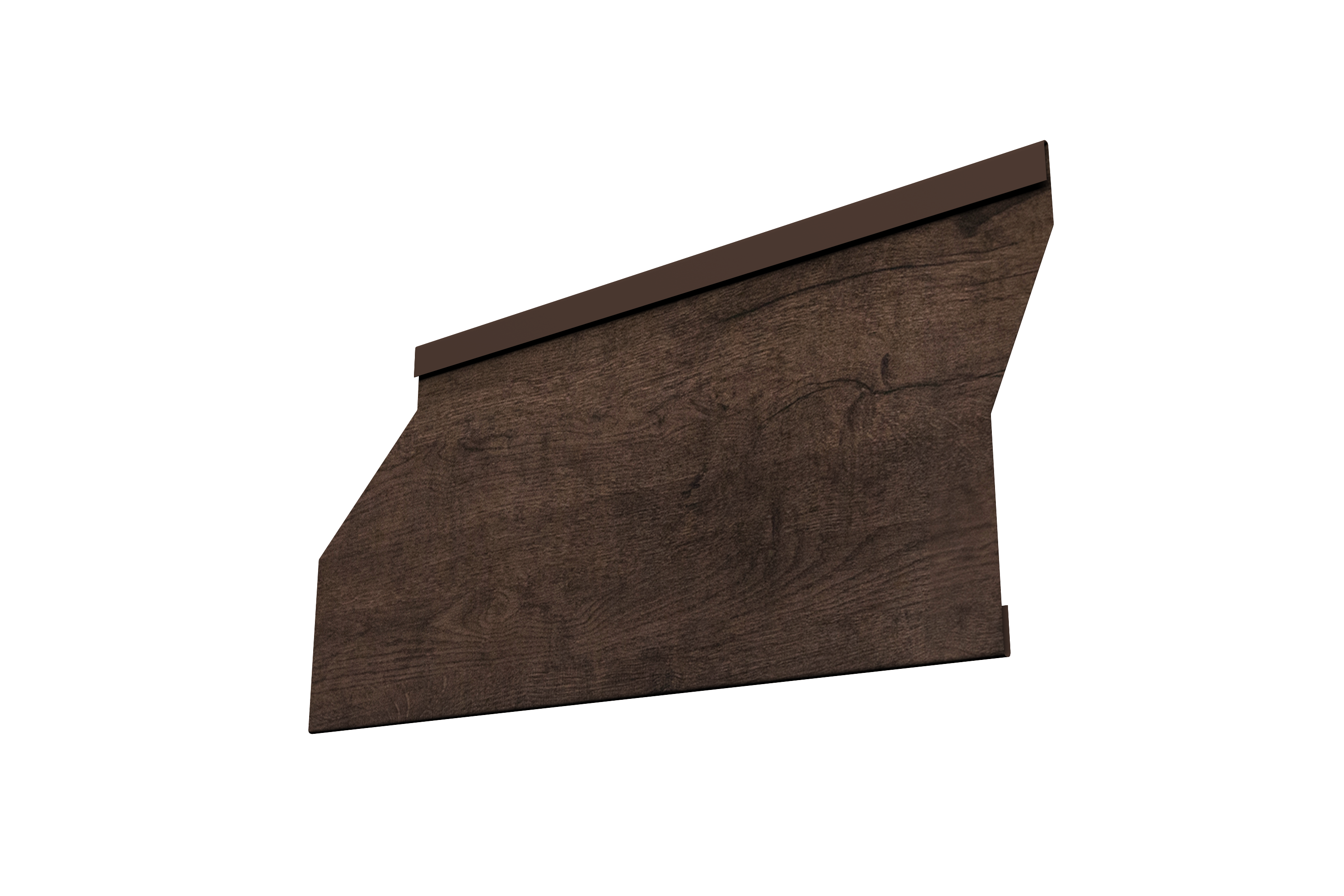 Ламель забора жалюзи Milan Slim 0,45 Print Elite Antique Wood TwinColor