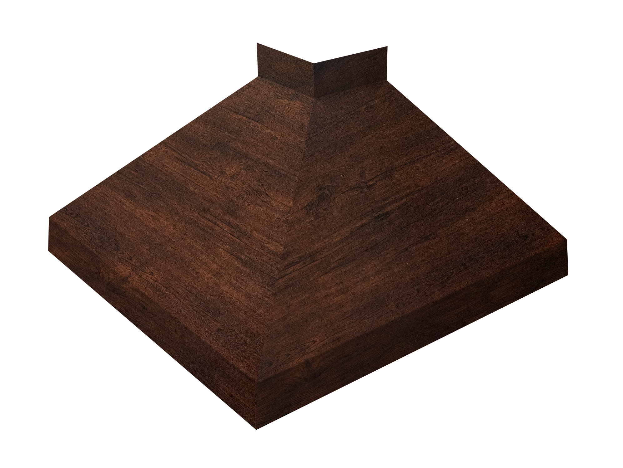 Угол отлива внешний 250 0,45 Print Premium с пленкой Cherry Wood Dark FTC