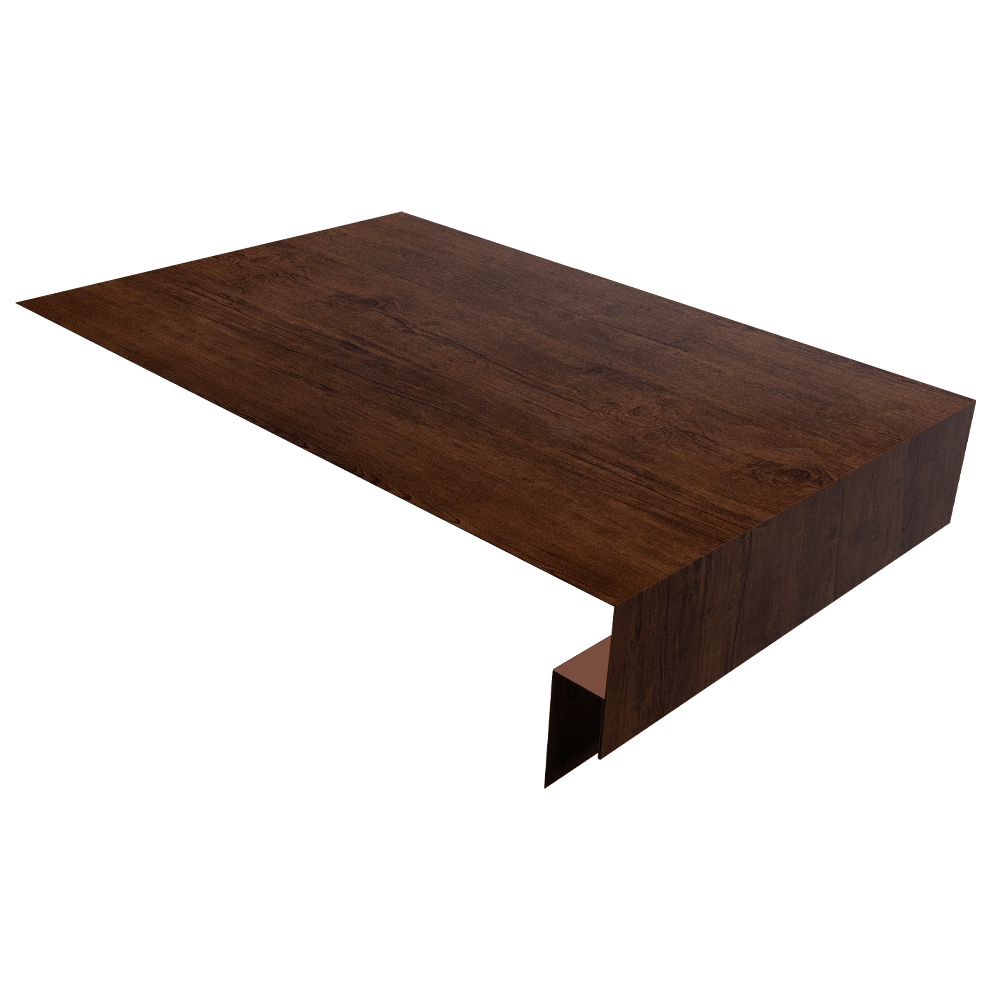 Планка околооконная сложная 250х50х18 (j-фаска) 0,45 Print Premium Cherry Wood Fresh TwinColor (2м)