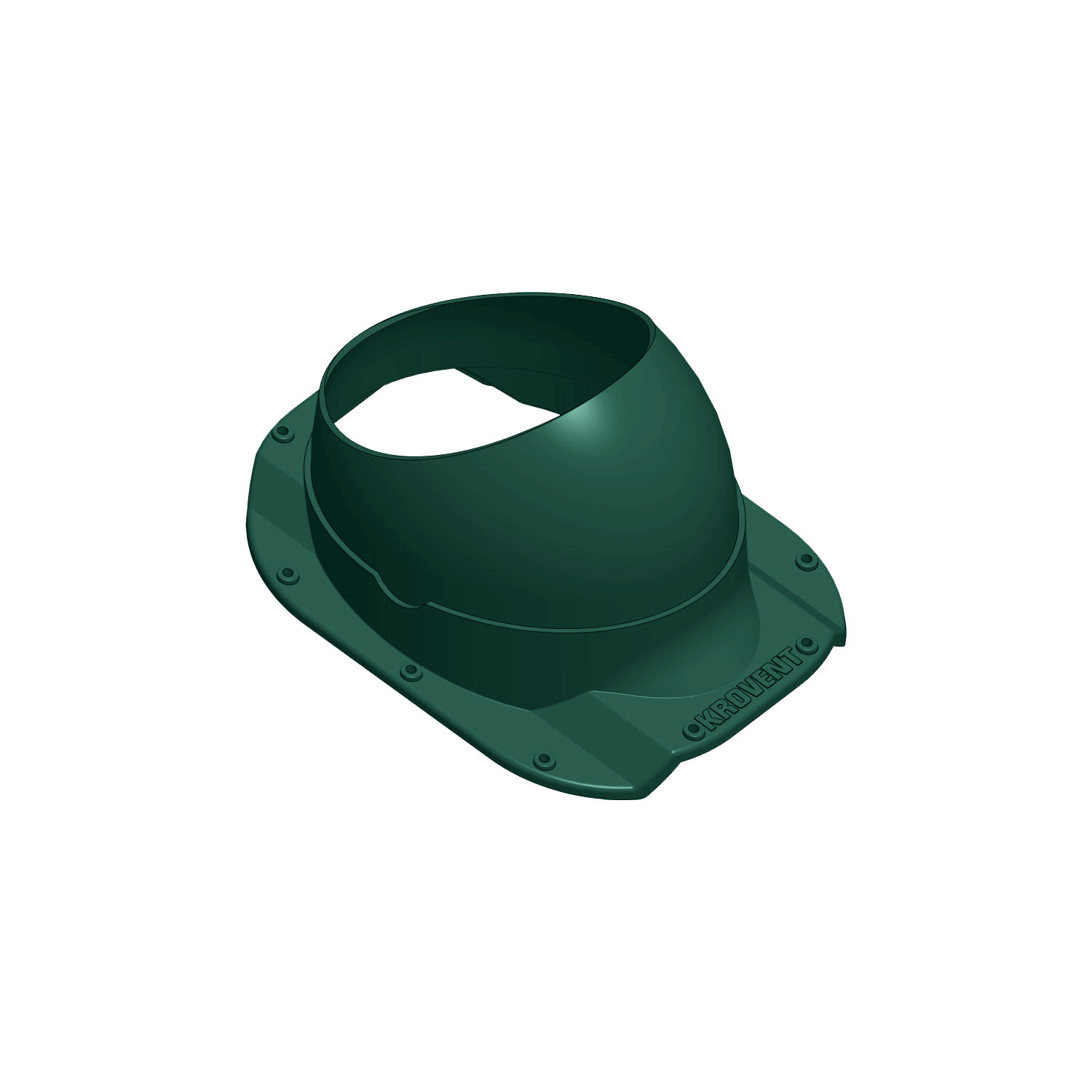Элемент проходной Krovent Base-VT Cascade 125/150 зеленый
