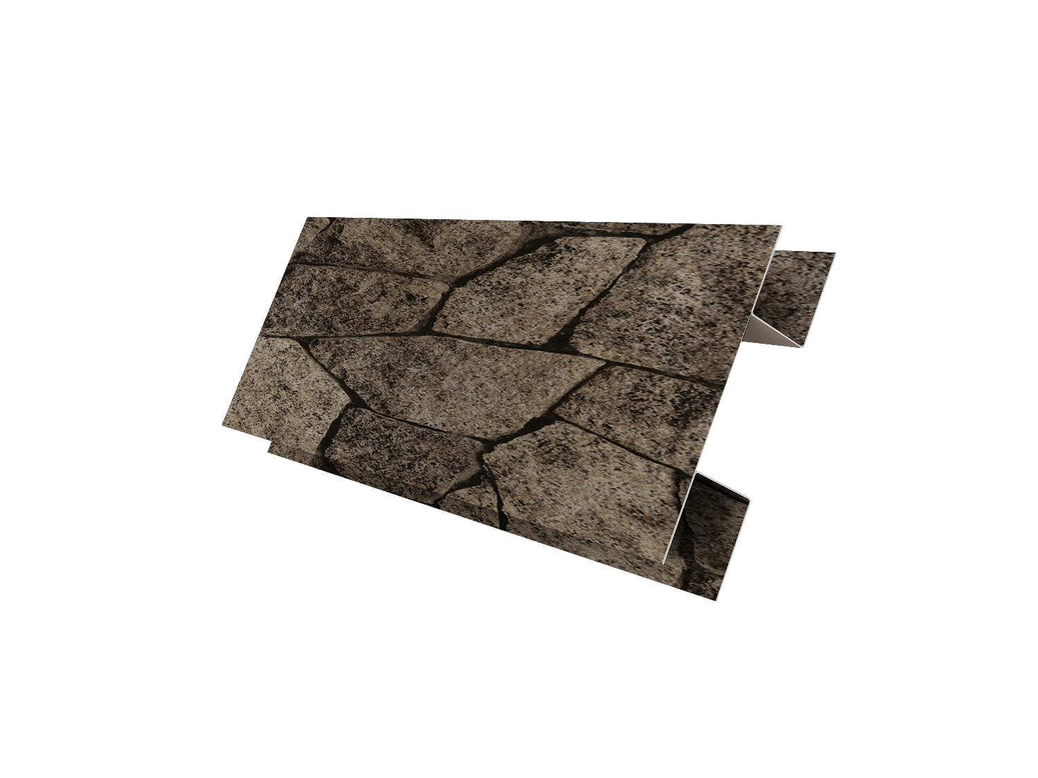Планка H-образная Блок-Хаус new Grand Line 0,45 Print Elite King Stone TwinColor (3м)