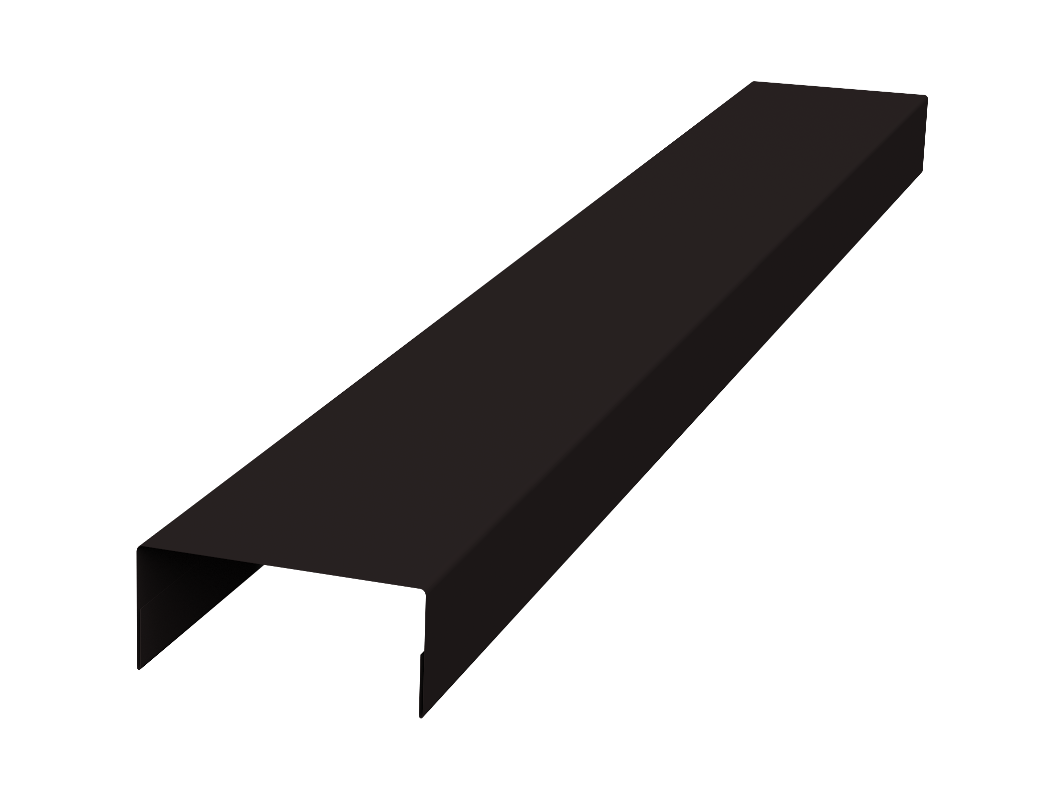 Крышка 30х20 жалюзи Texas 0,45 Drap-double TX RAL 9005 черный (2м)
