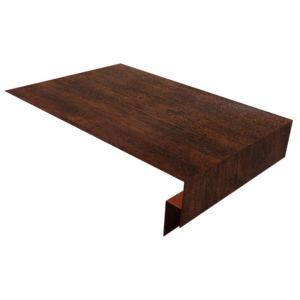 Планка околооконная сложная 250х50х12 (j-фаска) 0,45 Print Premium Cherry Wood Dark FTC (2м)