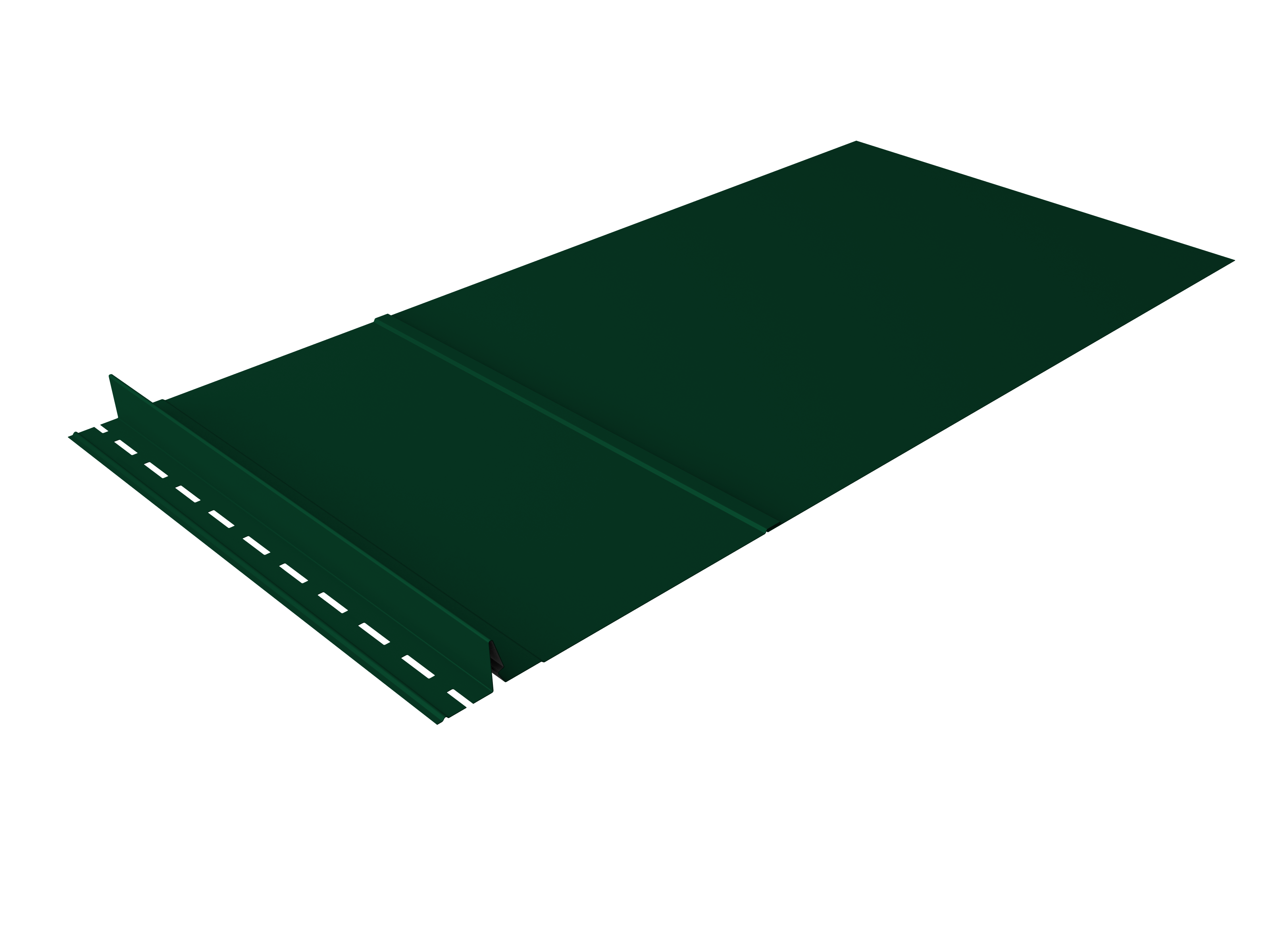 Элемент обхода Кликфальц Pro левый 0,5 Satin Matt TX RAL 6005 зеленый мох
