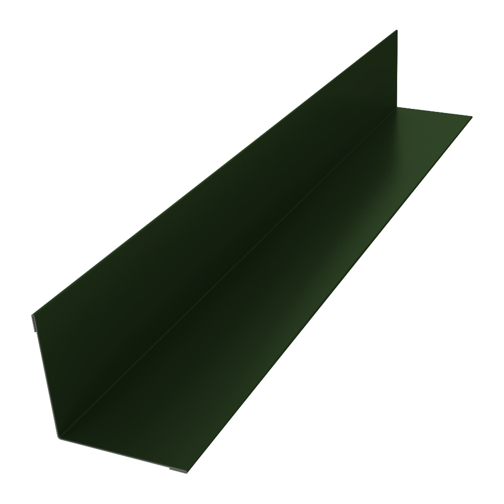 Угол внутренний 70х70 0,5 Satin Matt TX RAL 6020 хромовая зелень (3м)