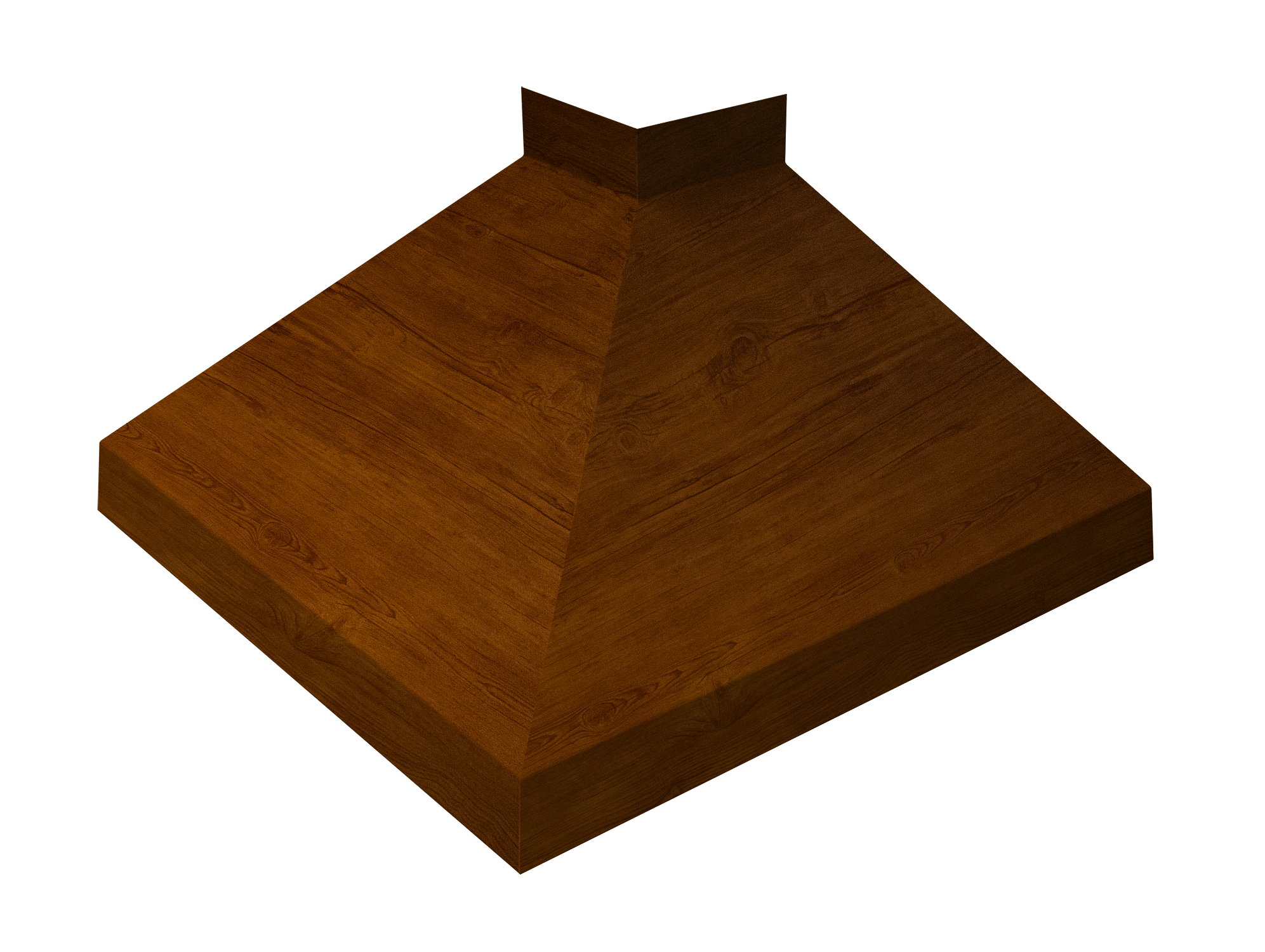 Угол отлива внешний 250 0,45 Print-Double Premium с пленкой Golden Wood Intense F