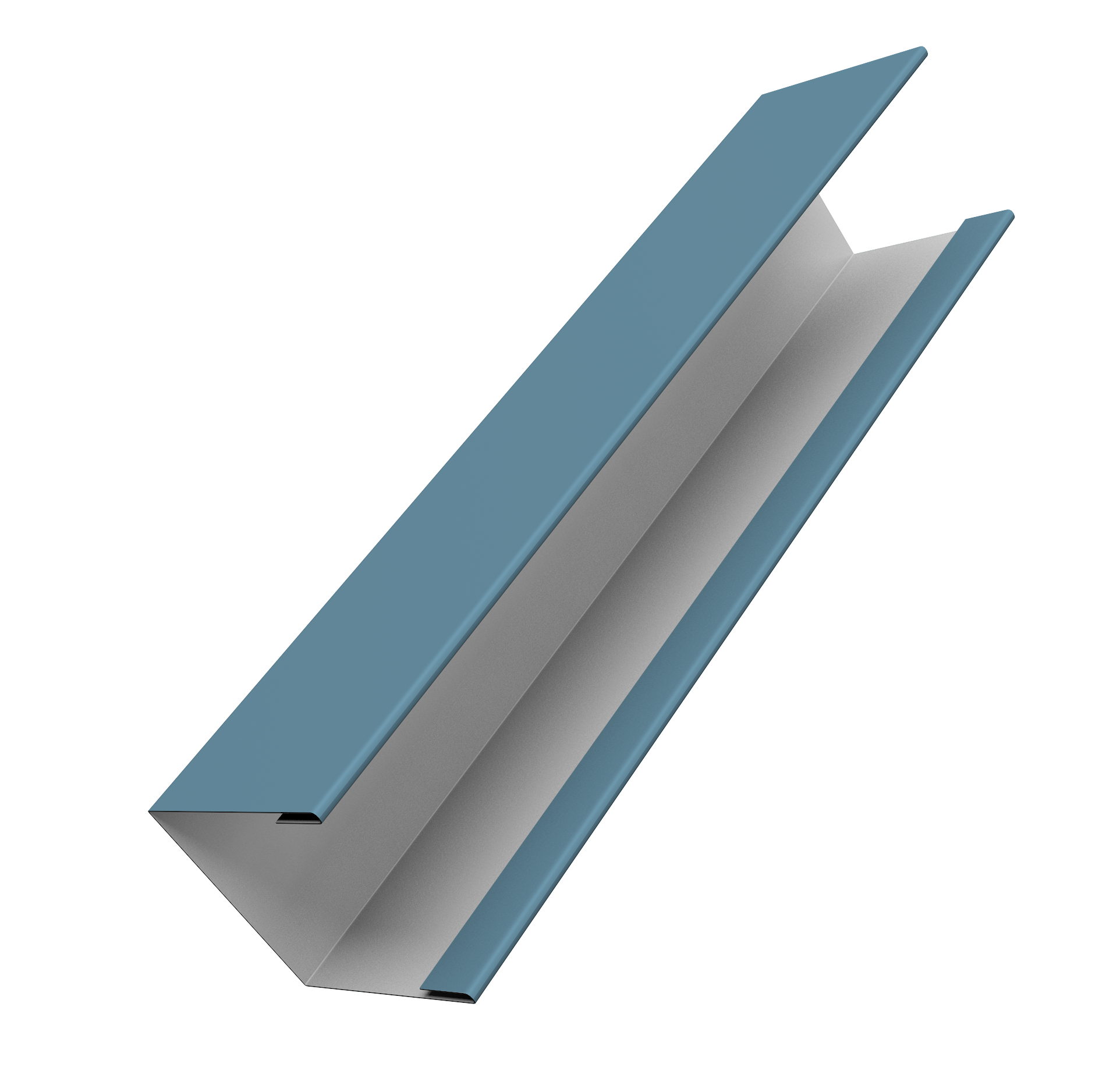 Крышка жалюзи Milan Slim 0,45 Drap TX RAL 5024 пастельно-синий (2,5м)