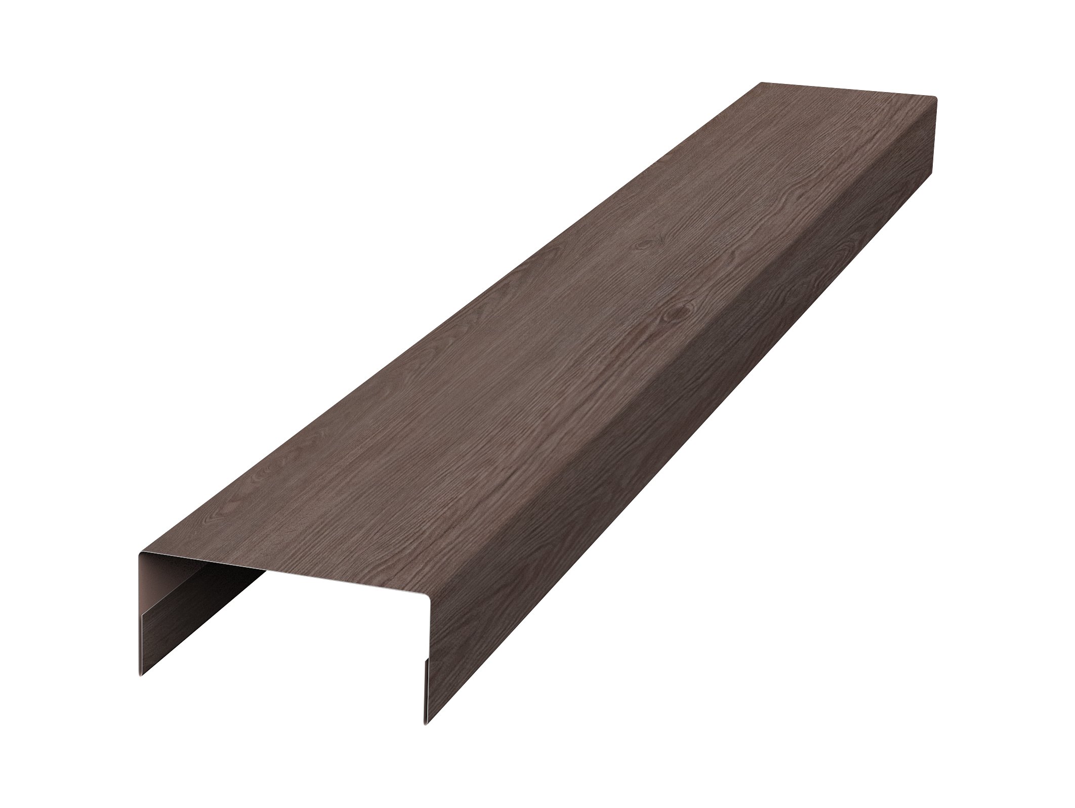 Крышка 30х15 жалюзи Texas 0,45 Print Elite White Wood TwinColor (3м)
