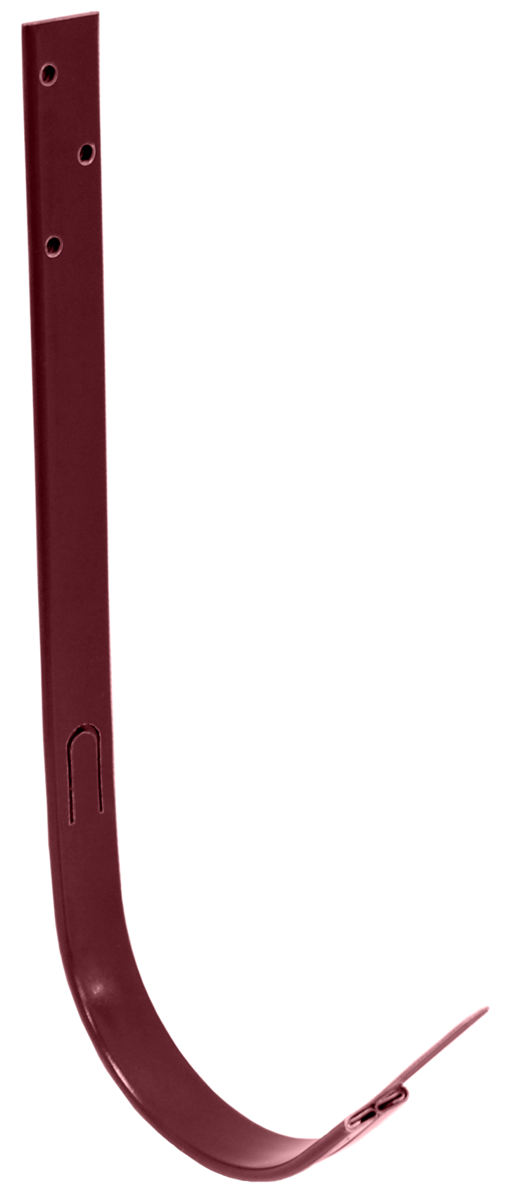 Крюк длинный GL PU 125 мм RAL 3005 красное вино