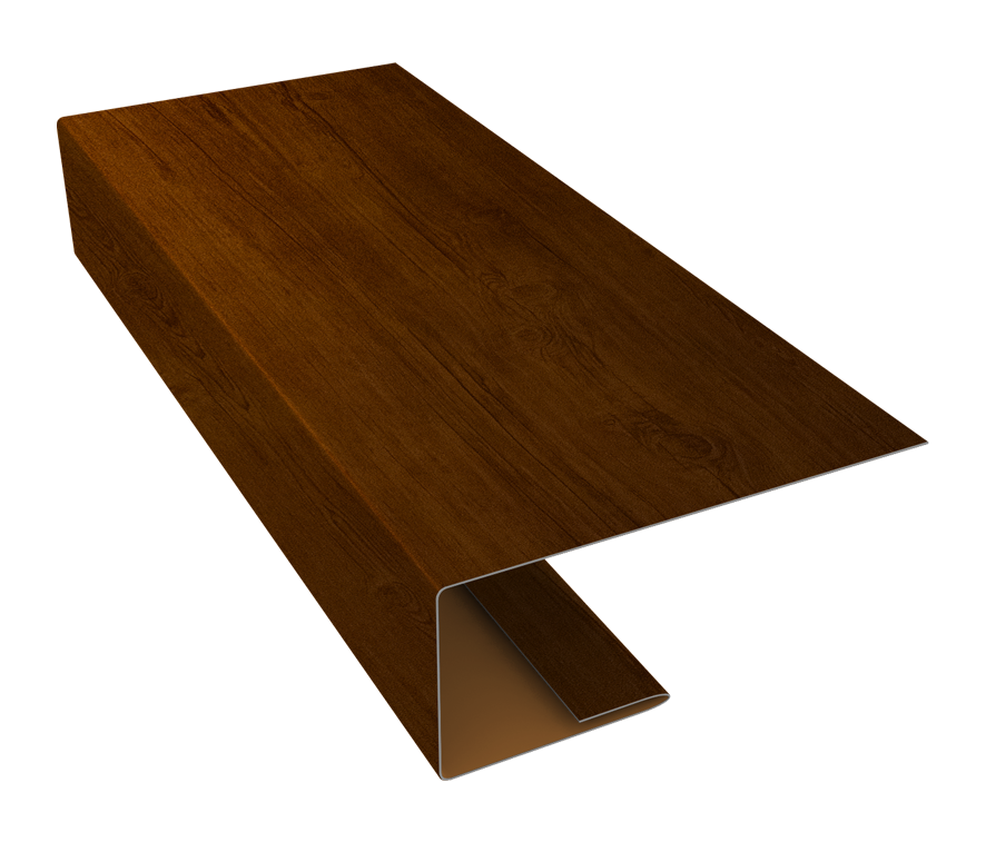 J-Профиль 18мм 0,45 Print Premium Golden Wood Intense FTC (3м)