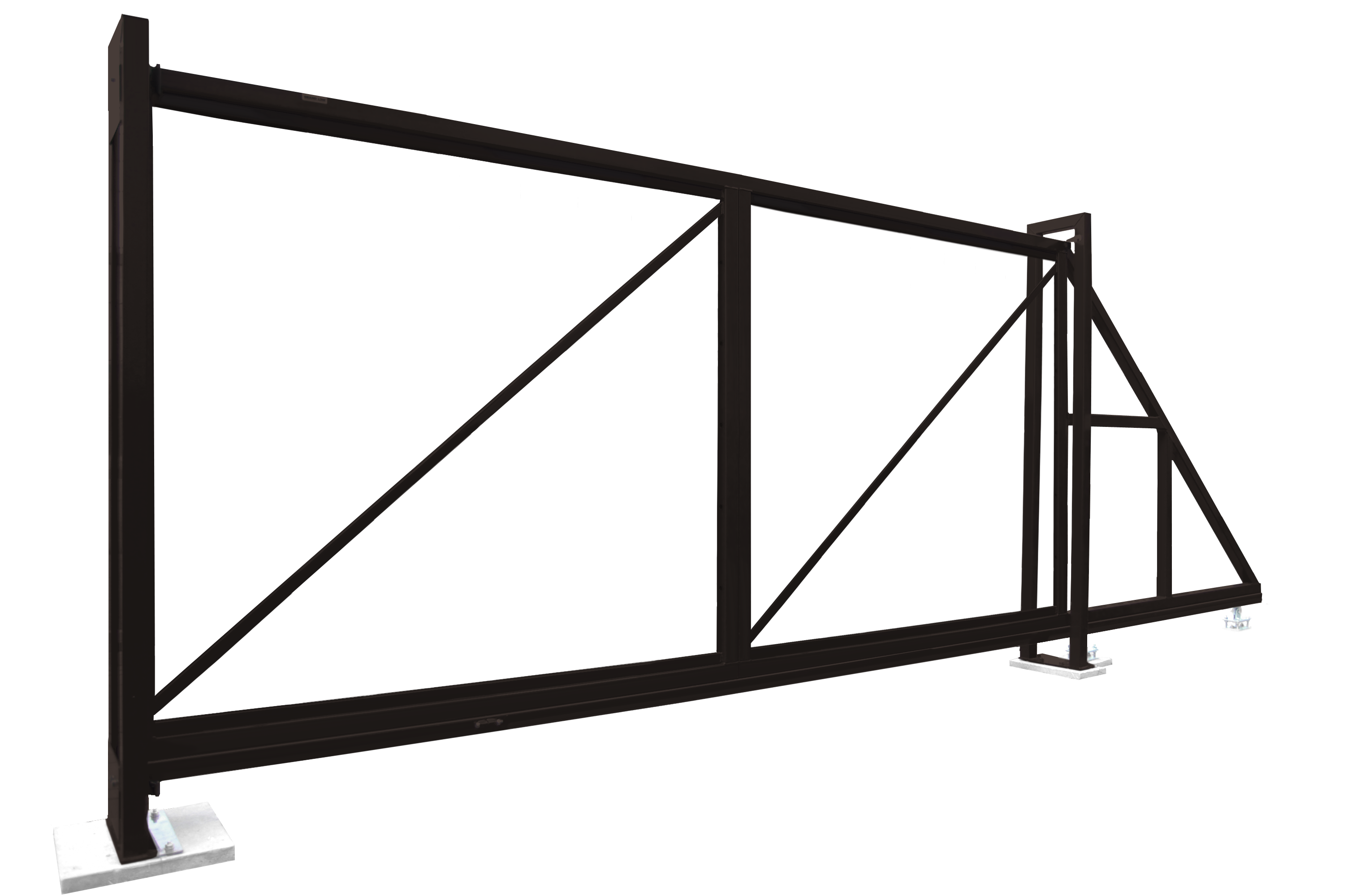 Ворота откатные Colority Zinc 2,03x5,0 RR 32
