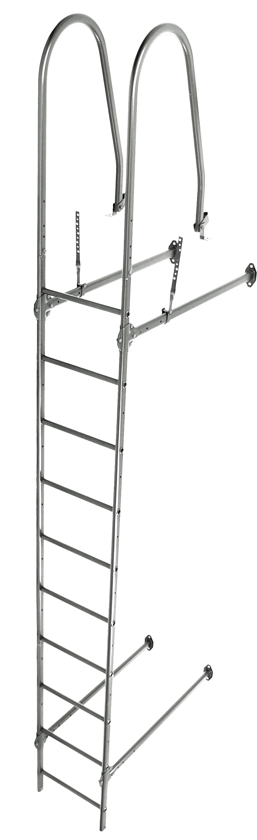 Лестница стеновая Grand Line RAL 7005 2,76м