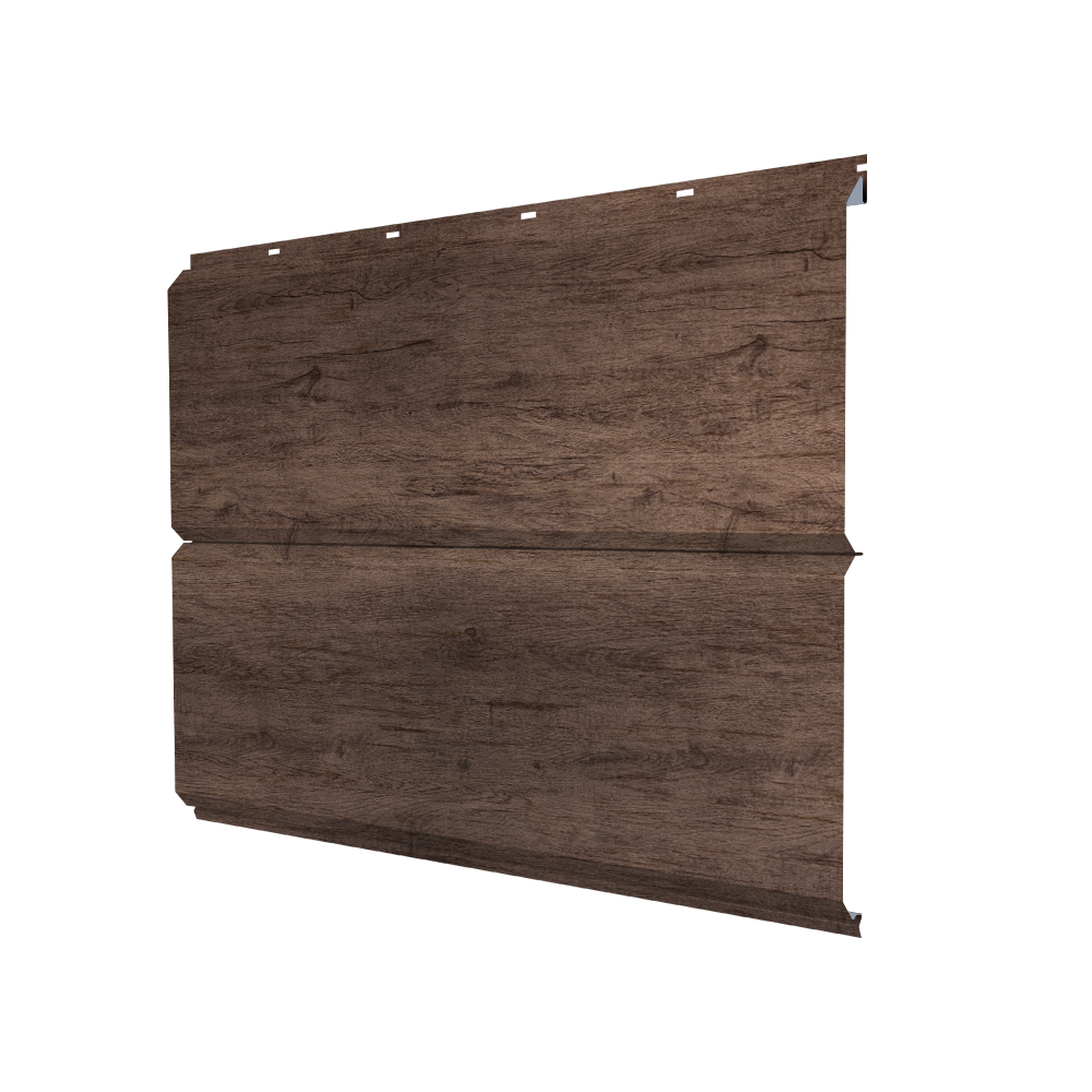 Софит ЭкоБрус new без перфорации 0,45 Print Elite White Wood TwinColor