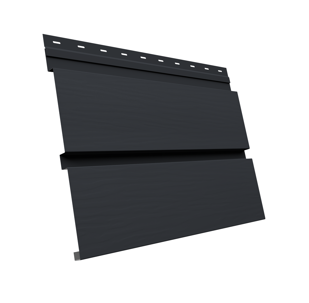 Квадро брус 3D 0,5 Satin с пленкой RAL 7024 мокрый асфальт