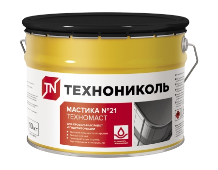 Мастика кровельная Технониколь №21 Техномаст 10кг (ведро)