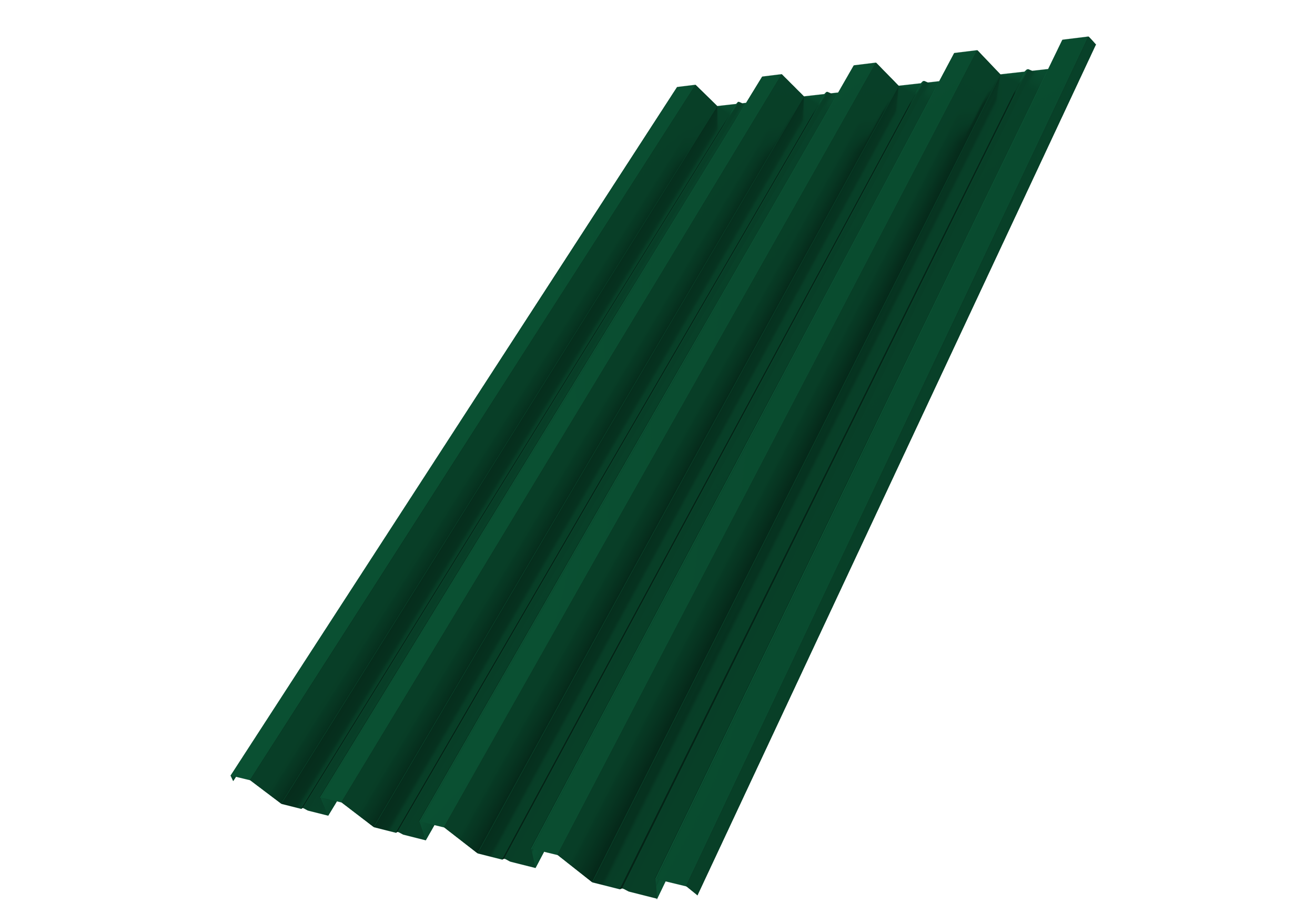 Профнастил Н60R v01 0,5 PE RAL 6005 зеленый мох