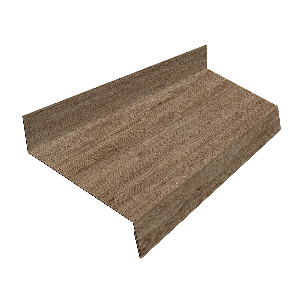 Отлив простой 50 0,45 Print Elite White Wood TwinColor (3м)