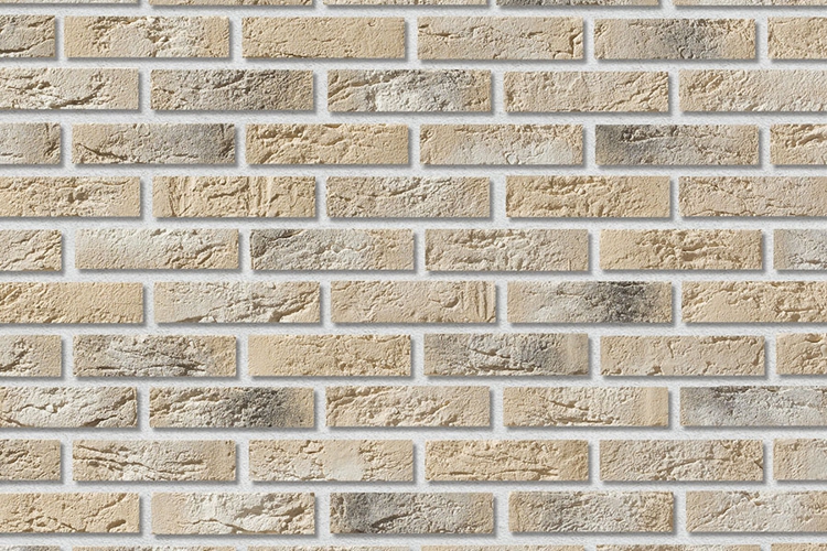 Рядовая плитка Leonardo Stone Париж-2 гипс 52 с расшивкой 1,2 см