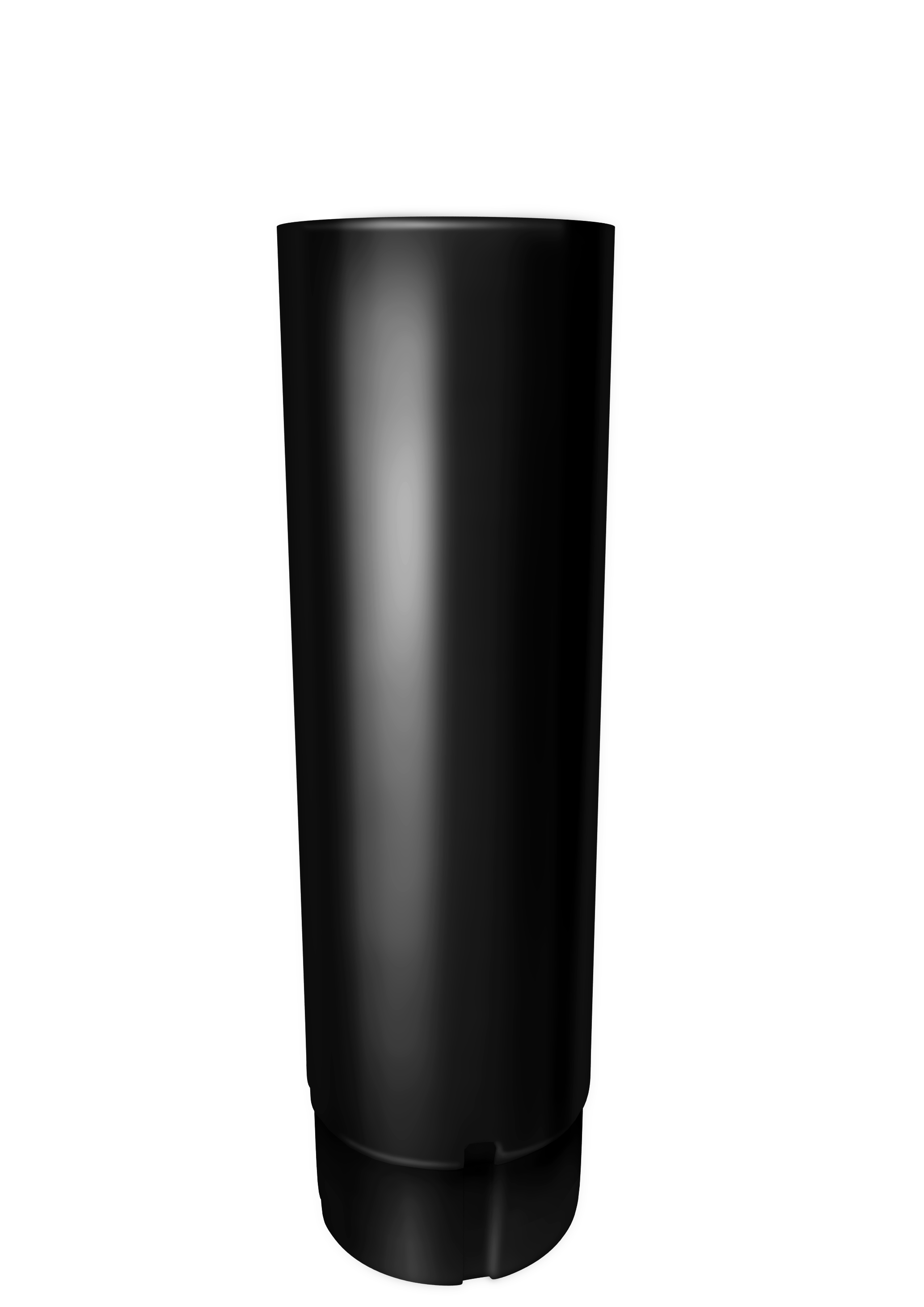 Труба круглая GL PE 90 мм 3 м RAL 9005 черный