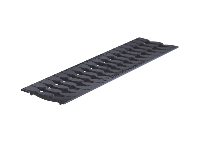 Решетка чугунная Aquastok Norma 100 косичка класс нагрузки С250 500х245х23 (31017С)