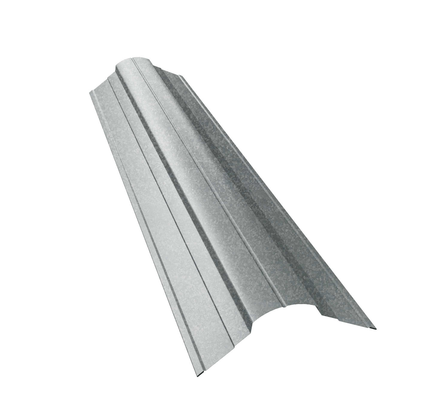 Планка конька фигурного 70x70 0,45 Zn (3м)