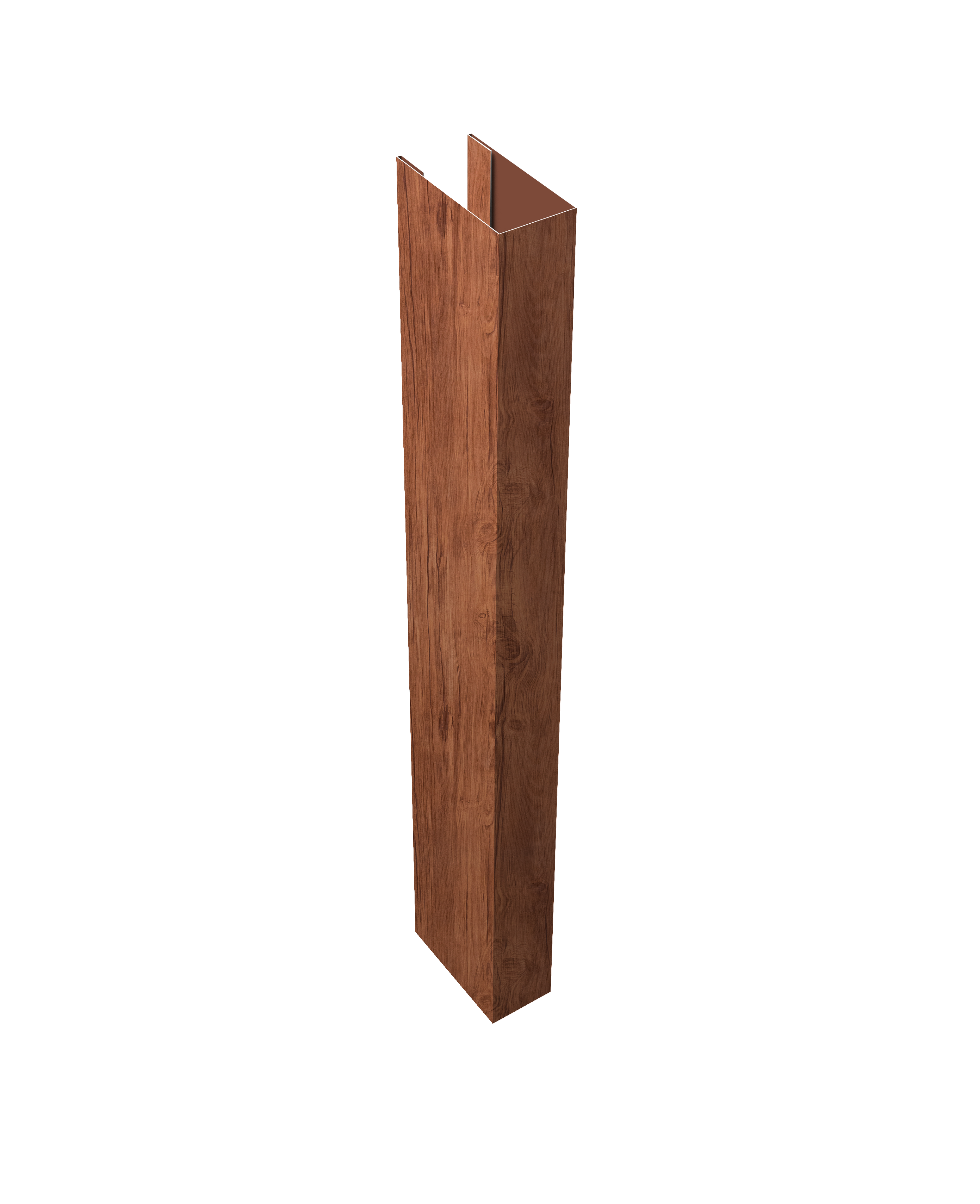 Стойка жалюзи Texas для монтажа без крепежного вкладыша 0,45 Print Premium Rowan Wood Intense FTC (1,8м)