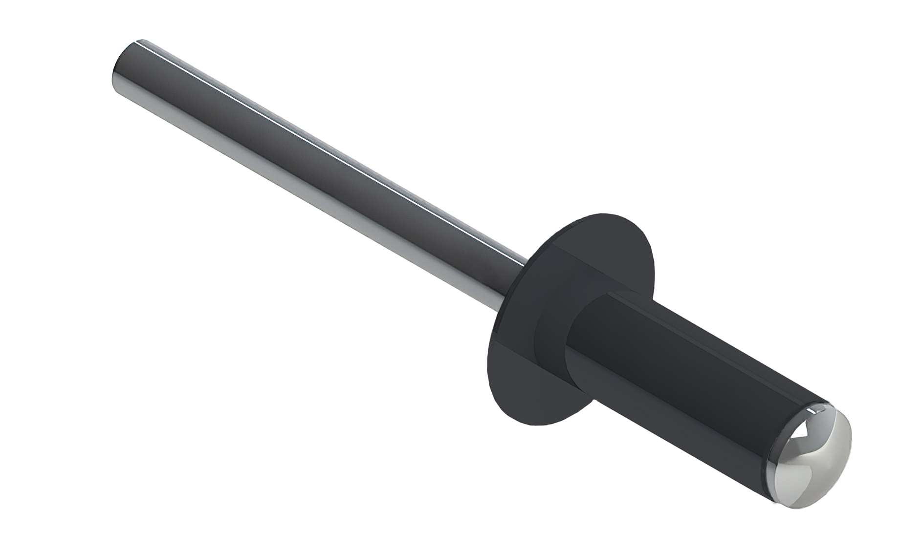 Заклёпка вытяжная Daxmer 3,2х8,0 RAL 7024 (1000 шт) сталь/сталь