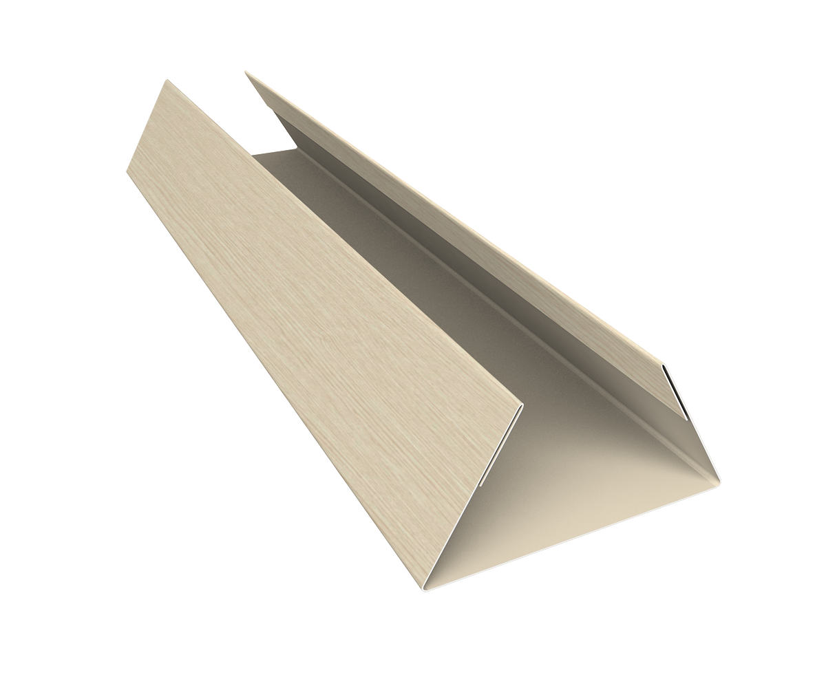 Планка стыковочная составная нижняя 0,45 Print Elite Milky Wood TwinColor (3м)
