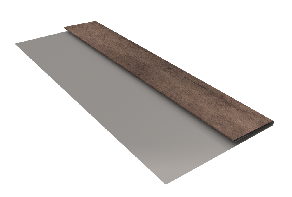 Планка стартовая Блок-Хаус new Grand Line 0,45 Print Premium Almond Wood Fresh (3м)