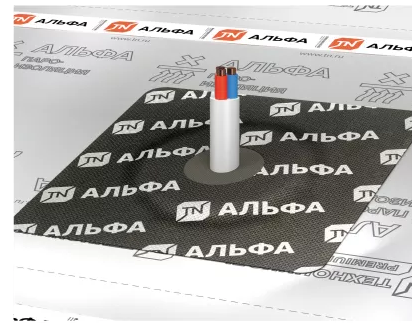 Манжета уплотнительная ТехноНиколь Альфапайп Протект L самоклеящаяся (коробка 10шт)
