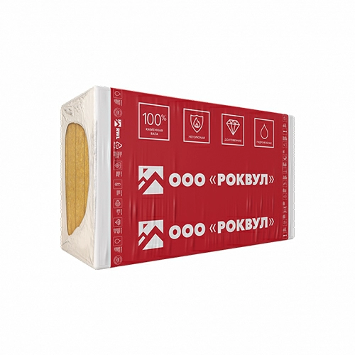 Утеплитель RockWool Венти Баттс Оптима 1000х600х100 (4 шт/пач; 2,40м2; 0,24м3, 24 пач/пал)