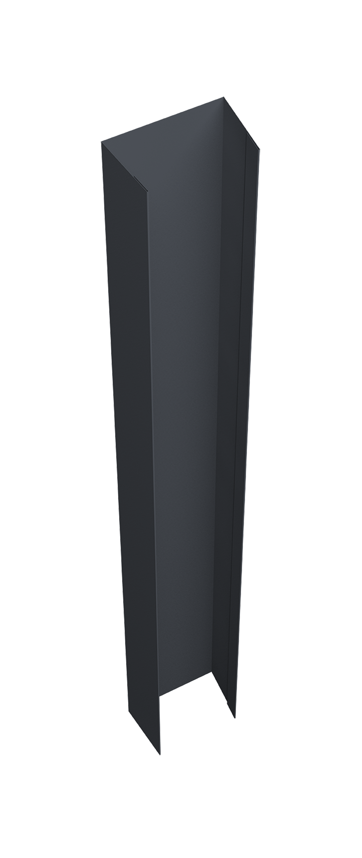 Крепежная планка верхняя Texas 0,5 Atlas X RAL 7024 мокрый асфальт (1,8м)