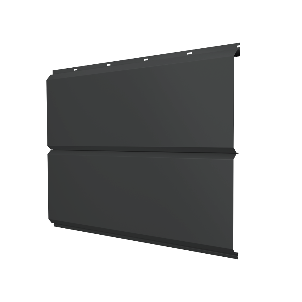 ЭкоБрус new 0,5 Velur X с пленкой RAL 7016 антрацитово-серый