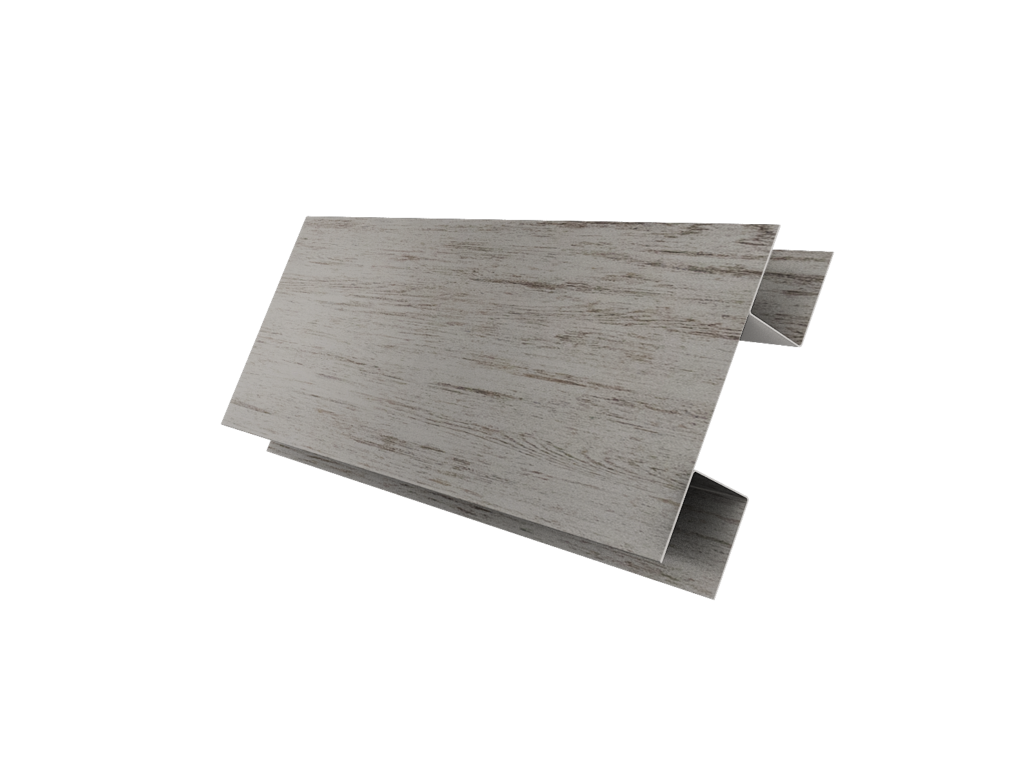 Планка H-образная Блок-Хаус new Grand Line 0,45 Print Elite Snow Wood TwinColor (3м)