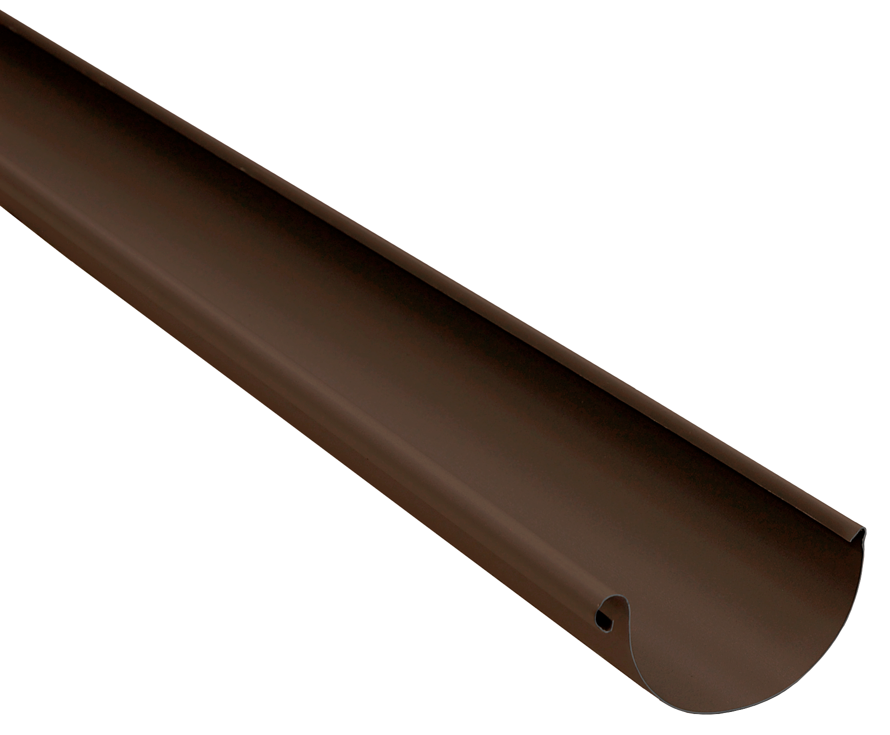 Желоб полукруглый GL PU Matt 125 мм 3 м RAL 8017 шоколад